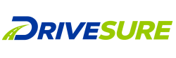 clean drivesure logo with road symbol