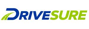 clean drivesure logo with road symbol